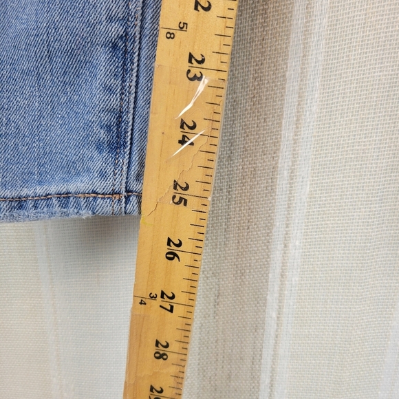 American Eagle High Rise Mom Jeans Blue Size 14 - Picture 5 of 11